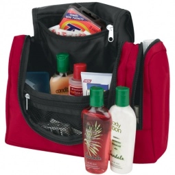 Hanging Utility and Toiletry Promotional Travel Case - Open