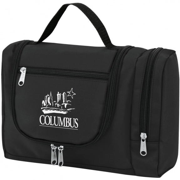 Black Hanging Utility and Toiletry Promotional Travel Case