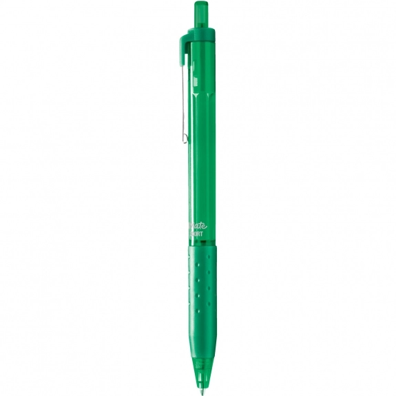 Green Paper Mate InkJoy Retractable Logo Pen 