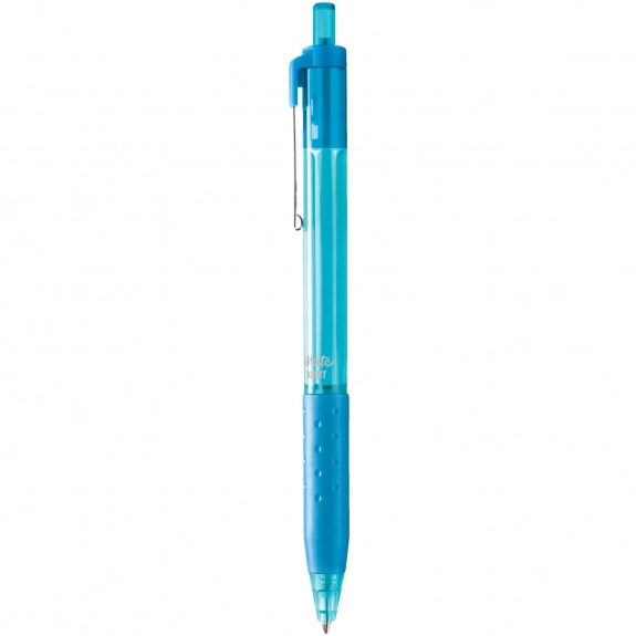 Turquoise Paper Mate InkJoy Retractable Logo Pen 