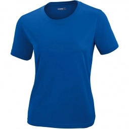 True Royal Core365 Pace Pique Crew Neck Custom T-Shirt - Women's - Colors