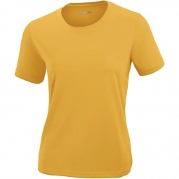 Campus Gold Core365 Pace Pique Crew Neck Custom T-Shirt - Women's - Colors