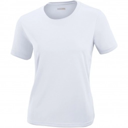 White Core365 Pace Pique Crew Neck Custom T-Shirt - Women's - Colors