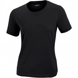 Black Core365 Pace Pique Crew Neck Custom T-Shirt - Women's - Colors