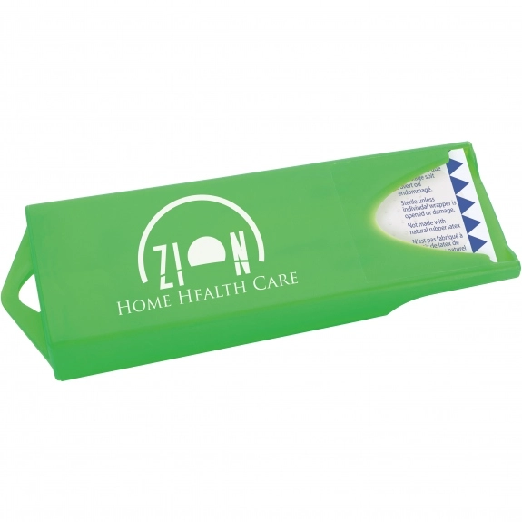 Translucent green Full Color Translucent Custom Imprinted Bandage Dispenser