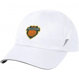 White Sports Performance Unstructured Custom Cap
