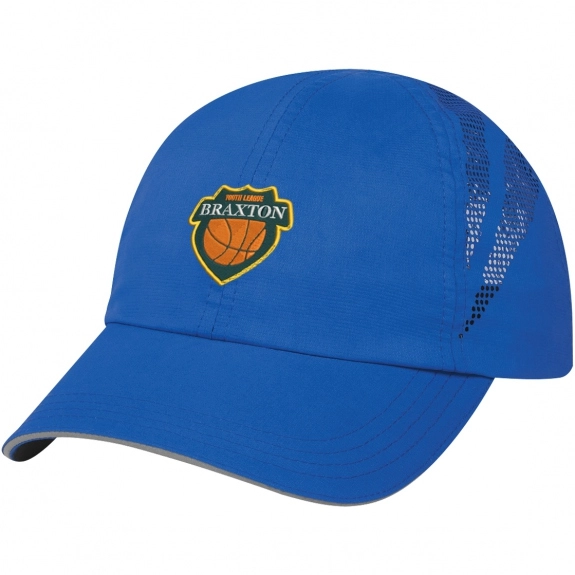 Royal Blue Sports Performance Unstructured Custom Cap