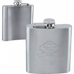 Stainless Steel Custom Flasks - 6 oz.