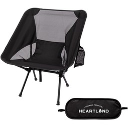 Black - Compact Custom Folding Chair