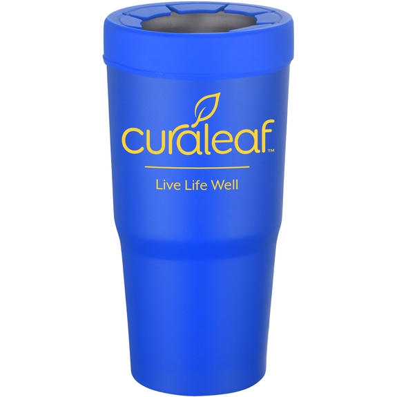 Blue Versa Cup Custom Beverage Holder Tumbler Combo - 30 oz.