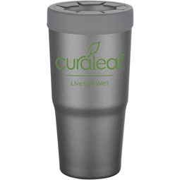 Gray Versa Cup Custom Beverage Holder Tumbler Combo - 30 oz.