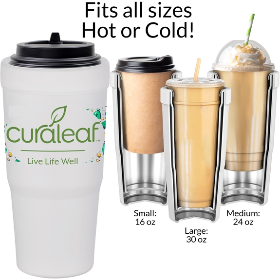 Versa Cup Custom Beverage Holder Tumbler Combo - 30 oz.