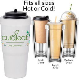 Versa Cup Custom Beverage Holder Tumbler Combo - 30 oz.