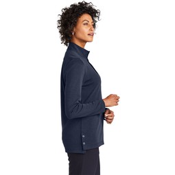 Side Brooks Brothers&#174; Mid-Layer Stretch Logo 1/2-Button - Women's