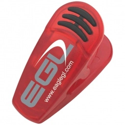 Trans. Red Mega Magnet Custom Clip w/ Rubber Grip