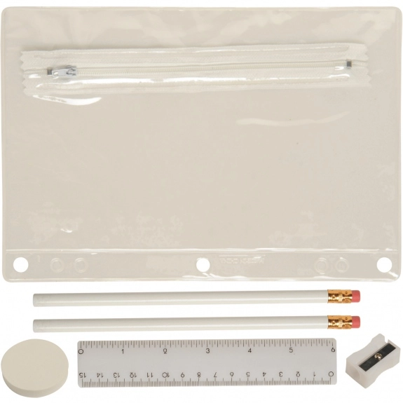 Translucent Clear Deluxe Translucent Promotional School Kit