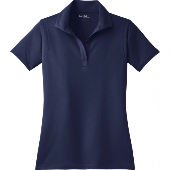 True Navy Sport-Tek Micropique Sport-Wick Custom Polo Shirt - Women's