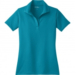 Tropic Blue Sport-Tek Micropique Sport-Wick Custom Polo Shirt - Women's
