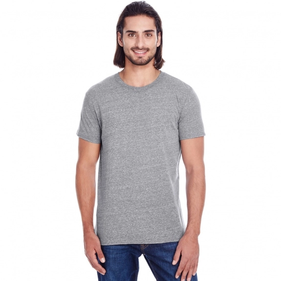 Grey - Threadfast Triblend Custom T-Shirt - Men's