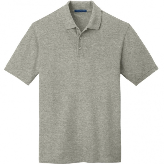 Oxford Heather Port Authority EZCotton Pique Custom Polo Shirt - Men's