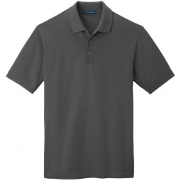 Sterling Grey Port Authority EZCotton Pique Custom Polo Shirt - Men's