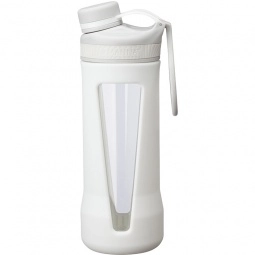 White - Manna Ranger Glass Custom Water Bottle - 20 oz.