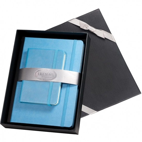 Light Blue Tuscany Journals Promotional Gift Set