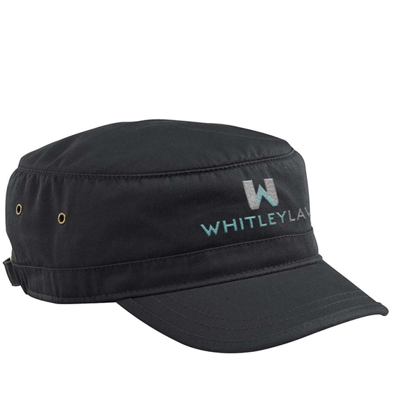 Black econscious Organic Cotton Twill Custom Corps Hat