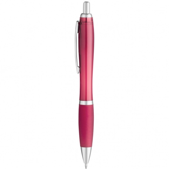 Dusty Rose Curvaceous Translucent Ballpoint Custom Pen