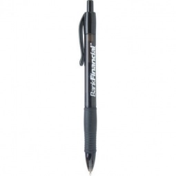 Black No Slip Grip Click Custom Pen