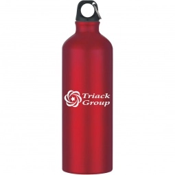Red Aluminum Promotional Sports Bottle - 25 oz.