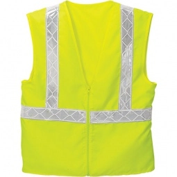 Safety Yellow Port Authority Reflective Logo Safety Vest