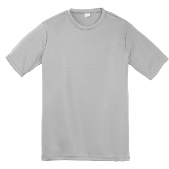 Silver Sport-Tek Competitor Custom T-Shirt - Youth