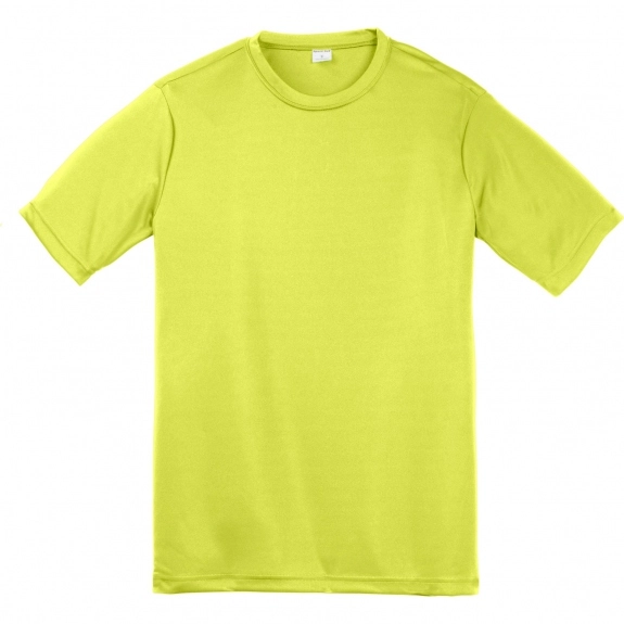 Neon Yellow Sport-Tek Competitor Custom T-Shirt - Youth