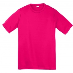 Pink Raspberry Sport-Tek Competitor Custom T-Shirt - Youth