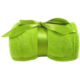 Lime Green Soft Luxurious Plush Custom Blanket