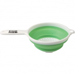 Green Silicone Collapsible Promotional Strainer