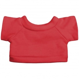 Red - Stuffed Animal Cuddler Blanket w/ Custom T-Shirt - Dog