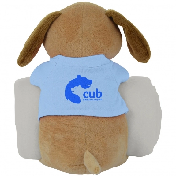 Imprint - Stuffed Animal Cuddler Blanket w/ Custom T-Shirt - Dog