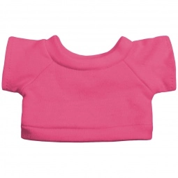 Hot Pink - Stuffed Animal Cuddler Blanket w/ Custom T-Shirt - Dog