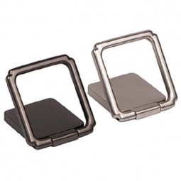 Open - Square Shaped Custom Ring Cell Phone Holder/Stand