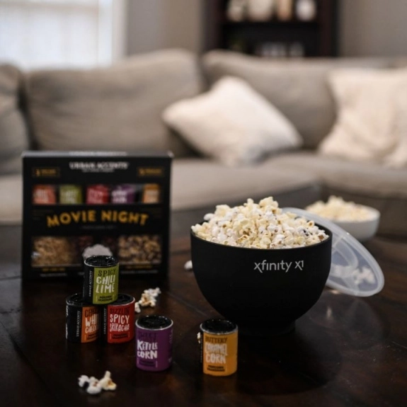 Gourmet Movie Night Custom Popcorn Gift Set