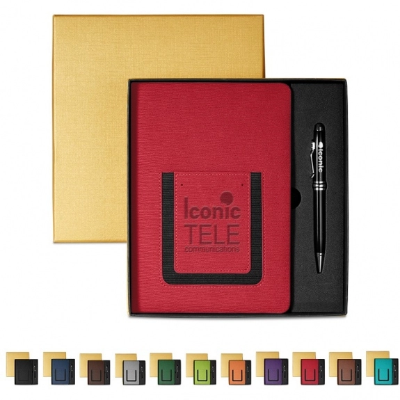 Roma Journal & Executive Stylus Pen Custom Gift Set - Group