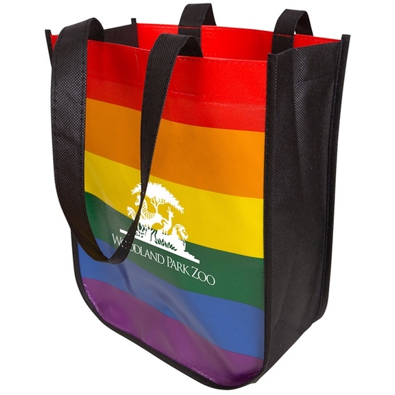 Rainbow - Laminated Custom Logo Fashion Tote