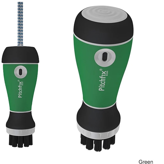 Green - Pitchfix Aquabrush Custom Logo Golf Club Brush