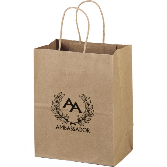 Recycled Brown Kraft Promotional Shopping Bag 