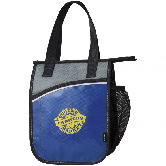 Blue Non-Woven Custom Lunch Bag by Koozie