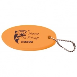 Orange Floater Custom Keychain