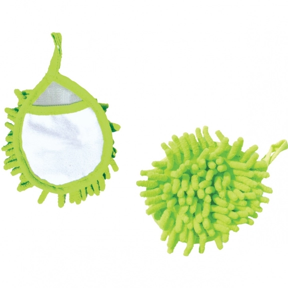 Lime Green Frizzy Finger Promotional Screen Cleaner