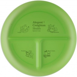 Translucent Lime Green Portion Control Custom Plates